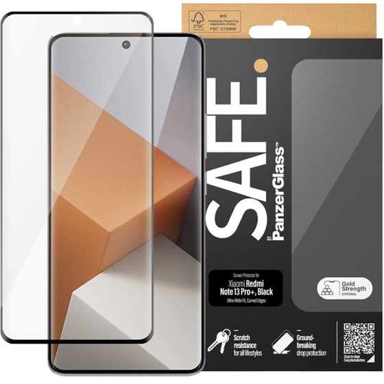 Προστατευτικό οθόνης Xiaomi Redmi Note 13 Pro+ - PanzerGlass Safe Screen Protector Ultra-Wide Fit 9H image 1