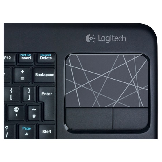 Logitech Wireless Touch K400 - Ασύρματο - Μαύρο image 1