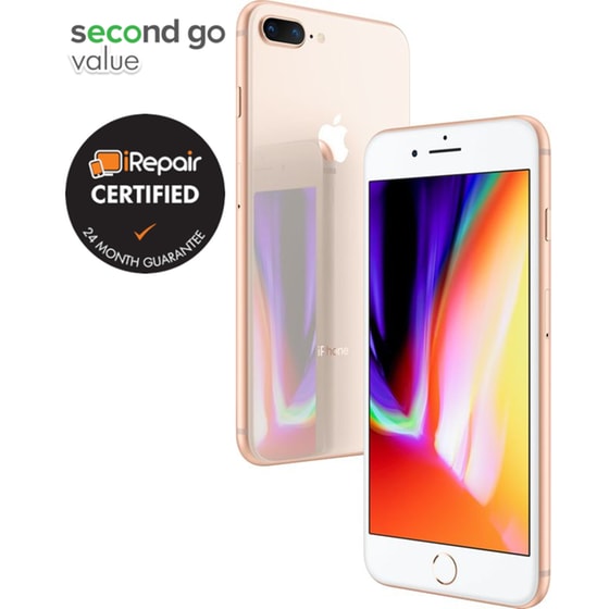 Μεταχειρισμένο Apple iPhone 8 Plus 64GB Gold second go value Certified by iRepair image 4