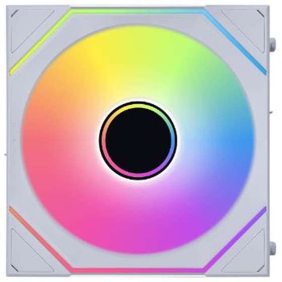 Case Fan Lian Li UNI FAN SL-INF Wireless 140mm με ARGB Φωτισμό και Σύνδεση 4-Pin PWM - Λευκό image 0