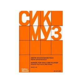 Shostakovich - Sonata For Viola And Piano, Op.147