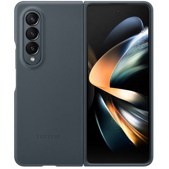 Δερμάτινη Θήκη Samsung Galaxy Z Fold 4 - Γκρι image 3