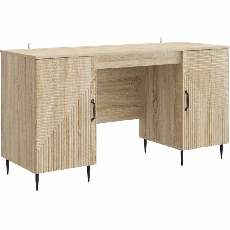 Γραφείο VidaXL από Επεξεργασμένο Ξύλο 142,5x50x75 cm - Sonoma Δρυς