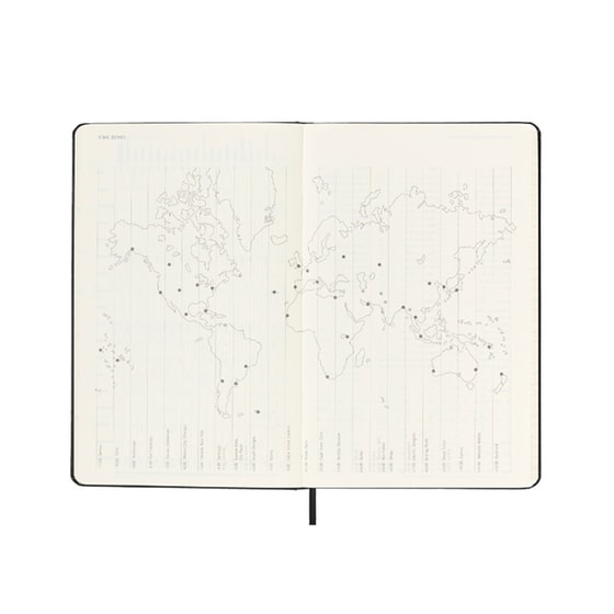 Ημερολόγιο Moleskine 2023 Εβδομαδιαίο 12M 13 x 21 cm Μαύρο image 5