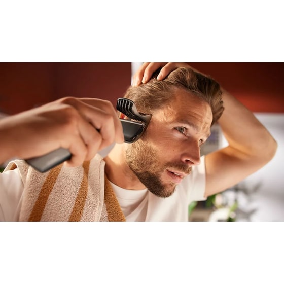 PHILIPS HC3525/15 Series 3000 Κουρευτική Μηχανή Επαναφορτιζόμενη Μαύρο & Γκρι image 4