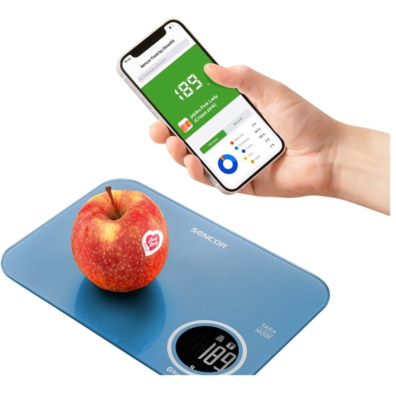 SENCOR SKS 7072BL 1gr/5kg Μπλε Ψηφιακή Ζυγαριά Κουζίνας image 4