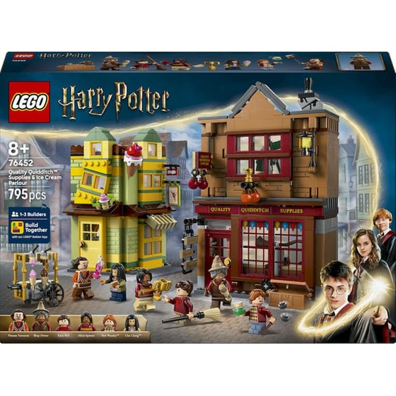 LEGO® Harry Potter™ Ποιοτικός Εξοπλισμός για το Κουίντιτς & Κατάστημα Παγωτών (76452) image 0
