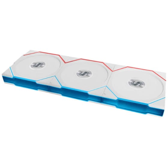 Case Fan Lian-Li Uni Fan TL Wireless LCD 120 Reverse 120mm RGB - Λευκό image 2