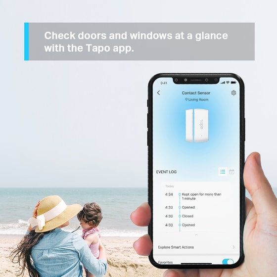 Αισθητήρας Eπαφής Tp-Link Tapo T110 - Λευκό image 4