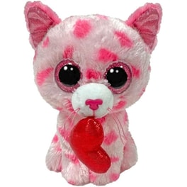 Χνουδωτό&nbsp;TY Beanie&nbsp;Boos&nbsp;Γάτα&nbsp;με Καρδιά&nbsp;15cm