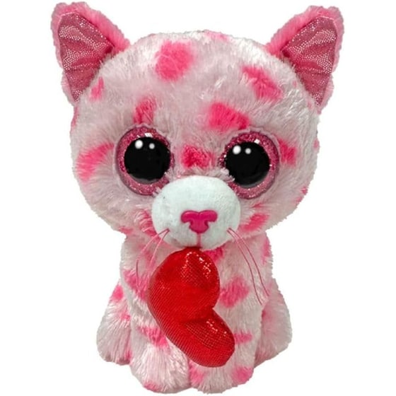 Χνουδωτό&nbsp;TY Beanie&nbsp;Boos&nbsp;Γάτα&nbsp;με Καρδιά&nbsp;15cm image 0