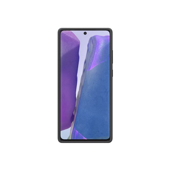 Θήκη Samsung Galaxy Note 20 - Samsung Silicone Cover - Mystic Black image 1