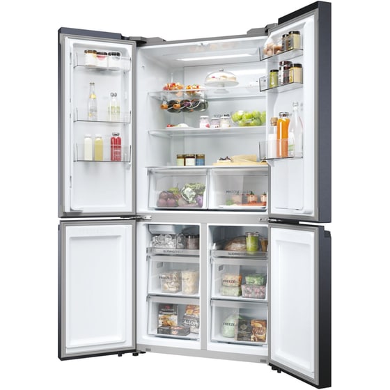 HAIER HCR5919EHMB Total No Frost 525 Lt Μαύρο Ψυγείο Ντουλάπα image 5