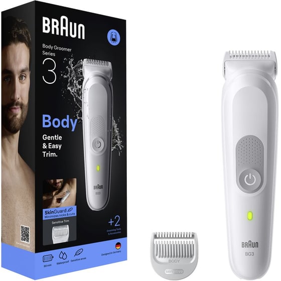 Ξυριστική Μηχανή Σώματος Braun Series 3 BG3500 image 2