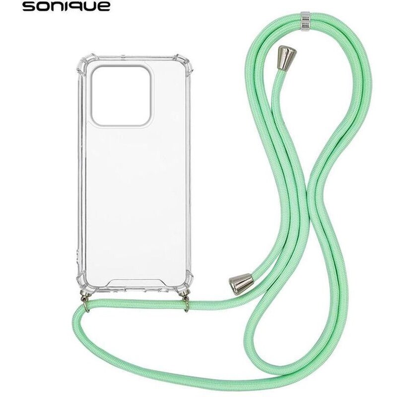 SONIQUE Θήκη Xiaomi Xiaomi 12 Lite - Sonique Armor Clear Με Κορδόνι - Ροζ