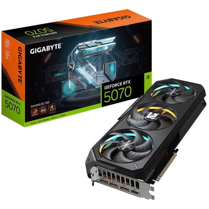 Κάρτα Γραφικών Gigabyte GV-N5070GAMING OC GeForce RTX 5070 12GB