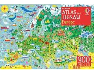 Usborne Atlas and Jigsaw Europe image 0