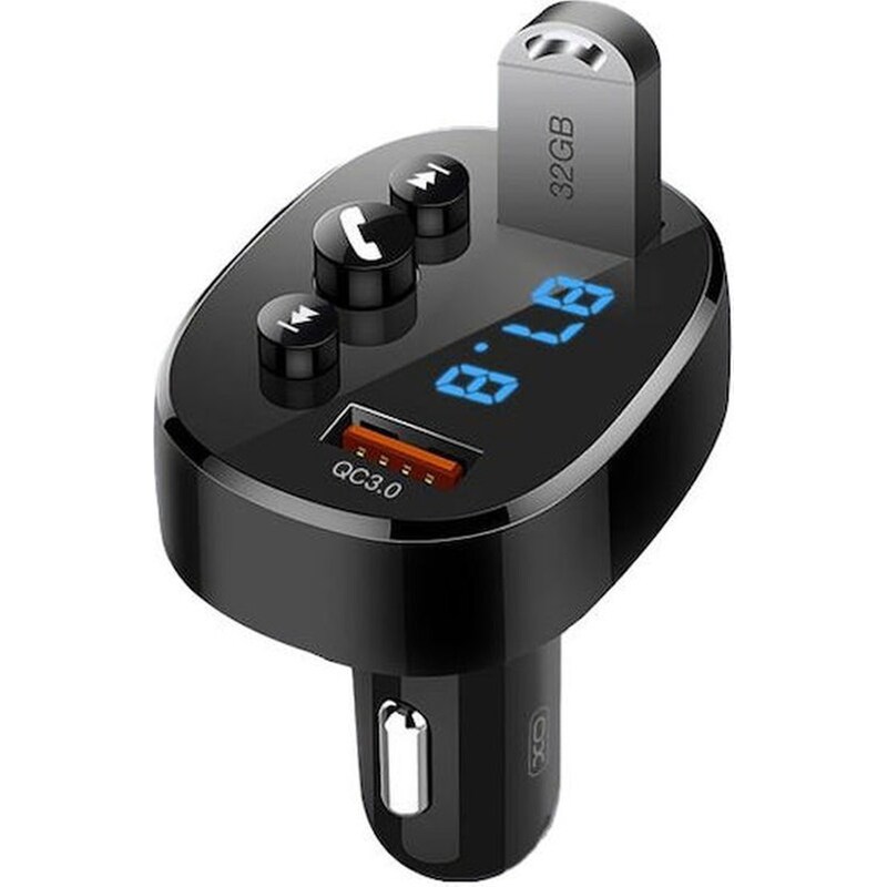 ΧΟ FM Transmitter XO BCC03 - Μαύρο
