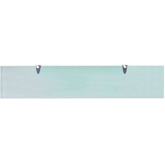 Ράφια Τοίχου VidaXL από Γυαλί 100x20 cm 2 Tμχ - Διάφανο image 3