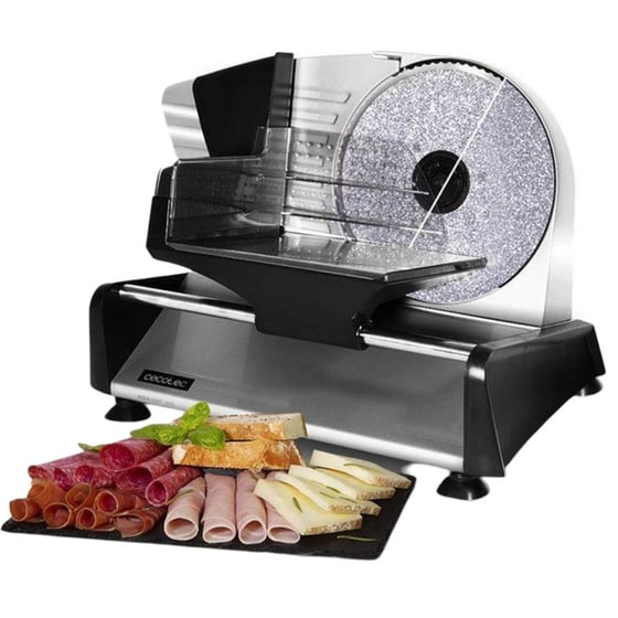 Μηχανή Κοπής Αλλαντικών,Τυριών και Ψωμιού CECOTEC CEC-02307 180 W - Μαύρη image 0