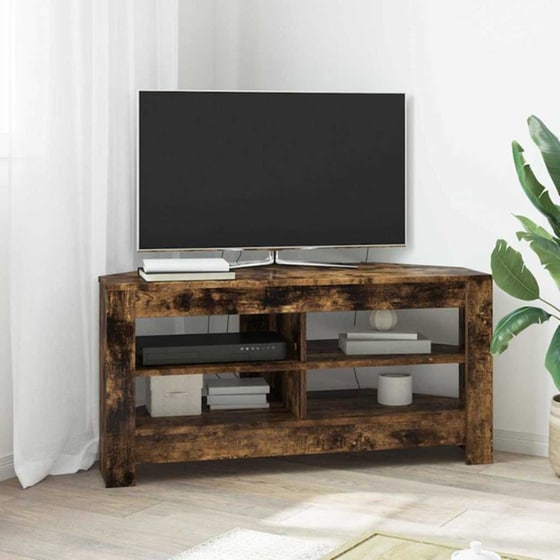 Έπιπλο Τηλεόρασης VidaXL Γωνιακό 102 x 40,5 x 45 cm - Καπνιστή Δρυς image 1