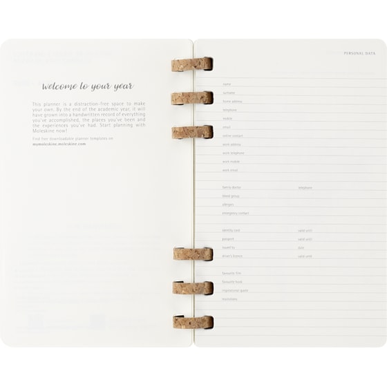 Ημερολόγιο Σπιράλ Moleskine 2026 12Μ Large Spiral Black Soft image 5