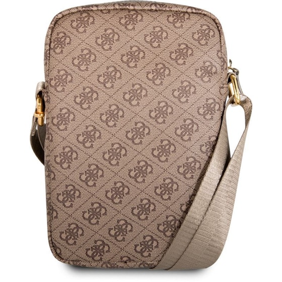 Guess 4g Uptown Tablet Bag Τσαντάκι Από Δερματίνη Κατάλληλο Για Tablet 10 Quot; (brown - Gutb104gb) image 1