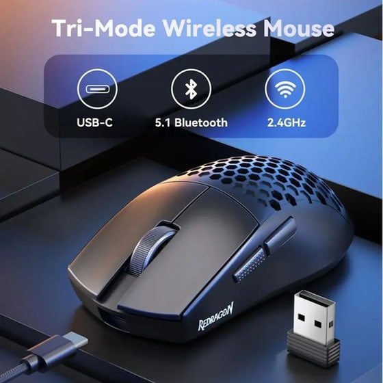 Redragon Astrolabe Lite M725-LIT Gaming Ασύρματο Ποντίκι Μαύρο image 1