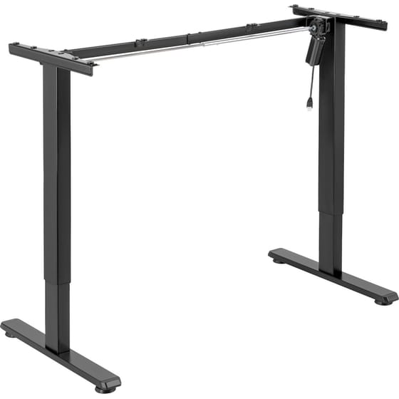 Πόδια Γραφείου Sbox MD-722 από Ατσάλι 106x57x71-116cm - Μαύρο image 0