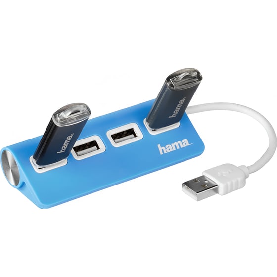 Hama 12179 USB Hub 4-Port USB 2.0 συμβατό με USB-A image 1