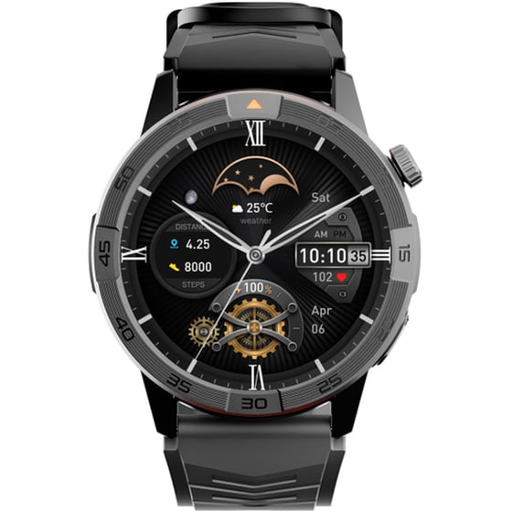 Smartwatch AGM Legion Pro 47mm - Sleek Black/Neon Orange image 0