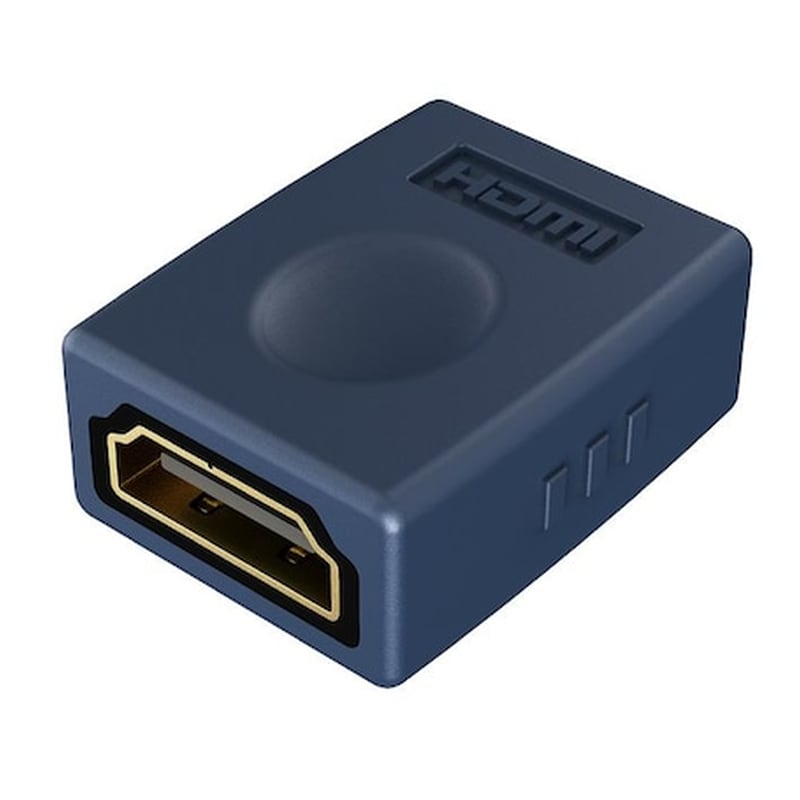CABLETIME Cabletime Αντάπτορας Hdmi F/f Av599, 4k/1080p, Gold Plated, Μπλε