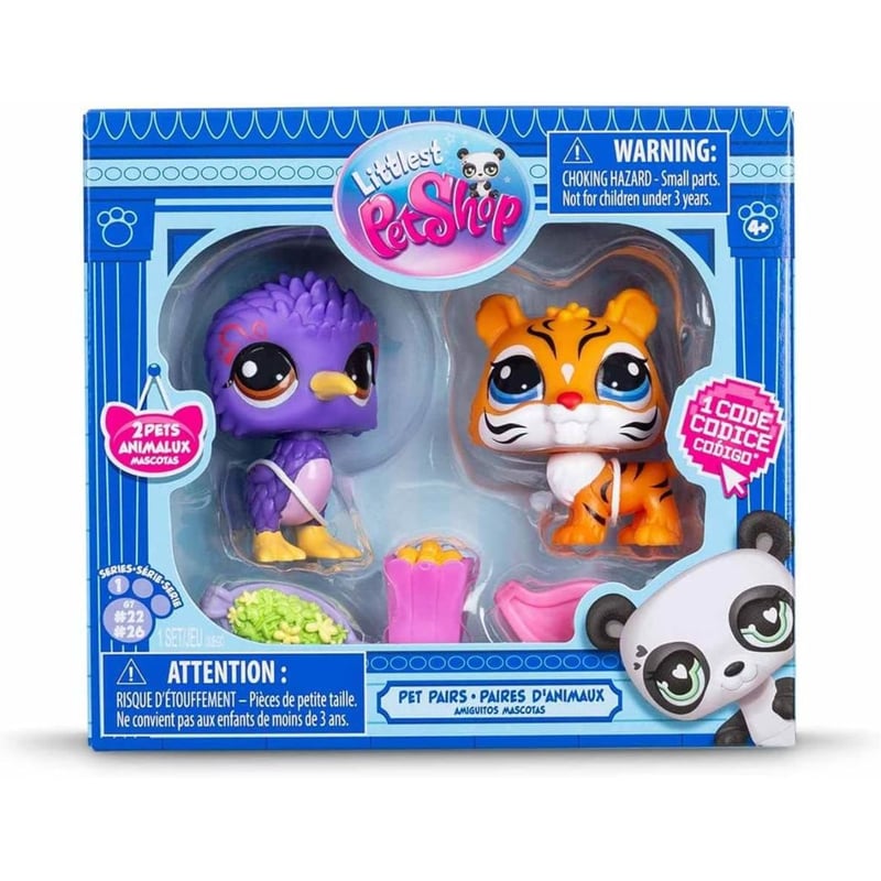 BASIC FUN Basic Fun Littlest Pet Shop Collector Set 2 Φιγούρες Με Αξεσουάρ 22 26