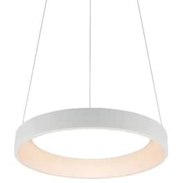 Φωτιστικό Οροφής Μονόφωτο Led Aca Apollo Br81ledp78wh από Αλουμίνιο - Λευκό
