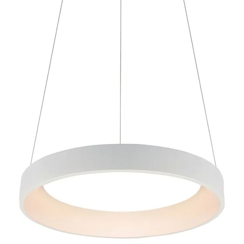 Φωτιστικό Οροφής Μονόφωτο Led Aca Apollo Br81ledp78wh από Αλουμίνιο - Λευκό ACA DECOR