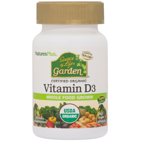 Natures Plus Source Of Life Garden Vitamin D3 5000IU - 60 κάψουλες image 0