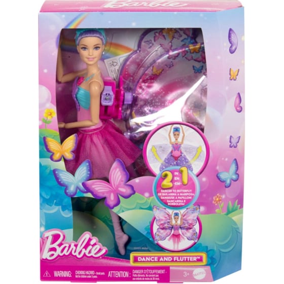 Κούκλα Barbie Μεταμόρφωση Μπαλαρίνα Πεταλούδα (HXJ10) image 4