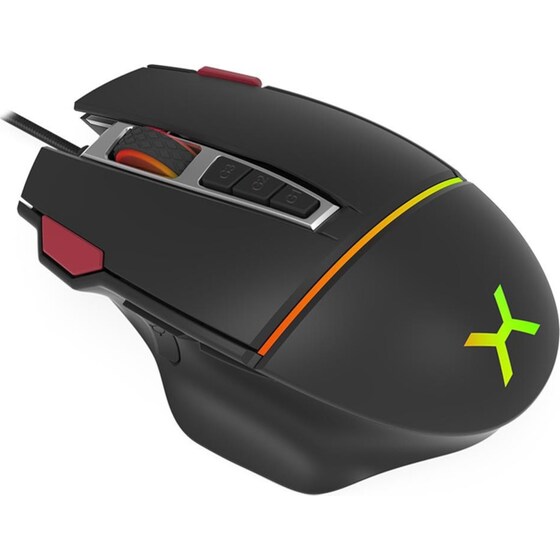 Krux Fuze Pro RGB Gaming Ενσύρματο Ποντίκι Μαύρο image 4
