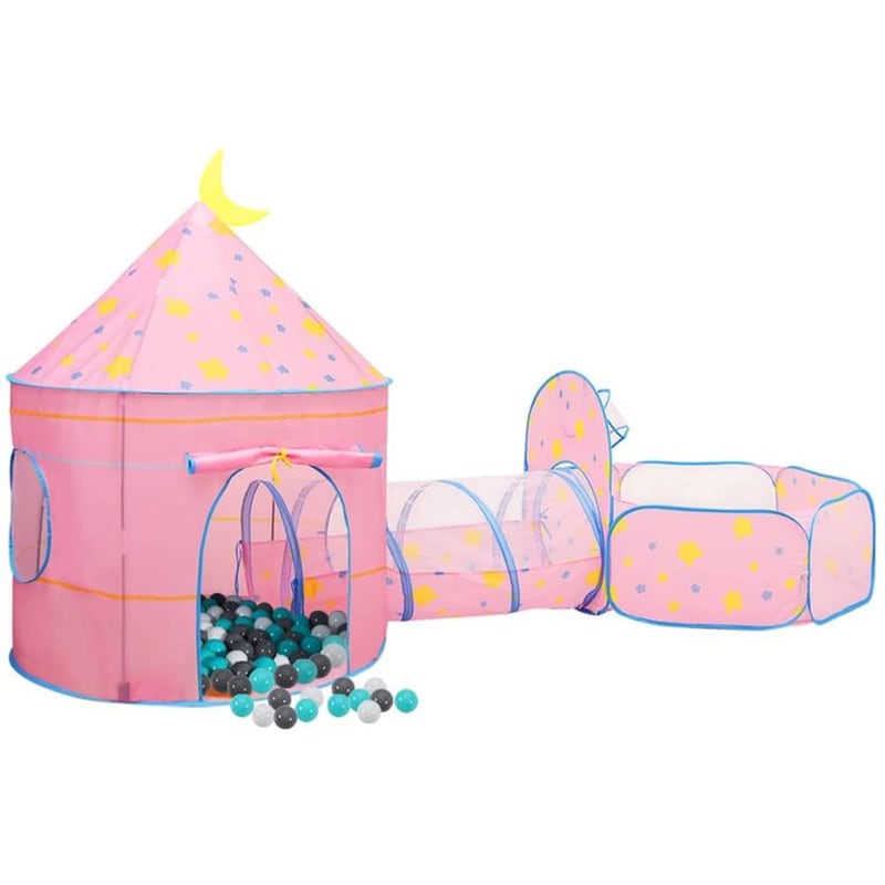 VIDAXL Vidaxl Παιδική Σκηνή 301 x 120 x 128 Εκ Ροζ