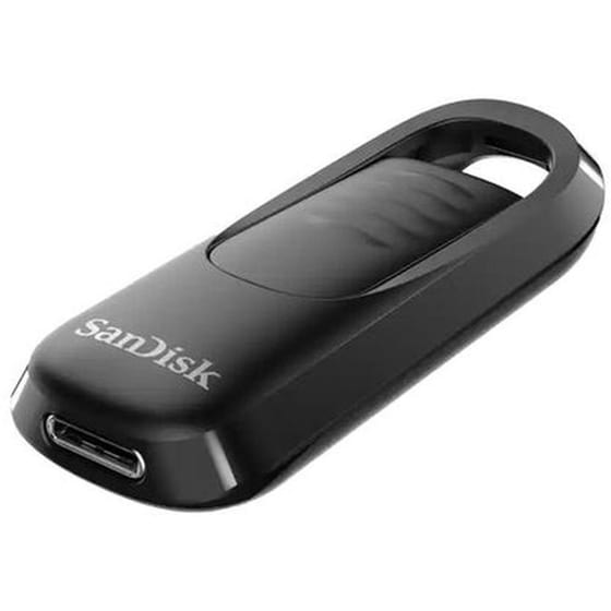 SanDisk Ultra Slider 64GB USB 3.2 Type-C Μαύρο image 1