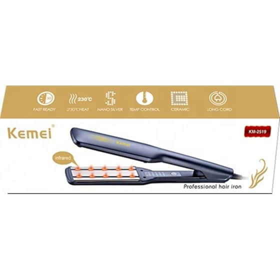 Ισιωτικό Μαλλιών Kemei KM-2519 image 3