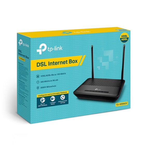 TP-LINK TD-W9960v v1 Ασύρματο VDSL2 Router Wi-Fi 4 με 4 Θύρες Ethernet image 2
