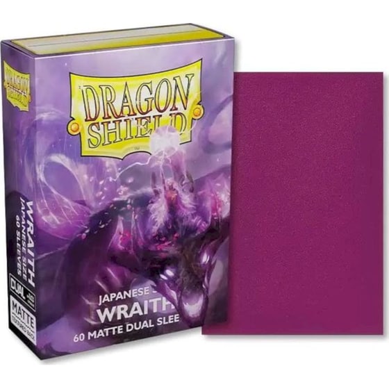 Dragon Shield Sleeves Japanese Small Size - Matte Dual Wraith (60 Sleeves) image 1