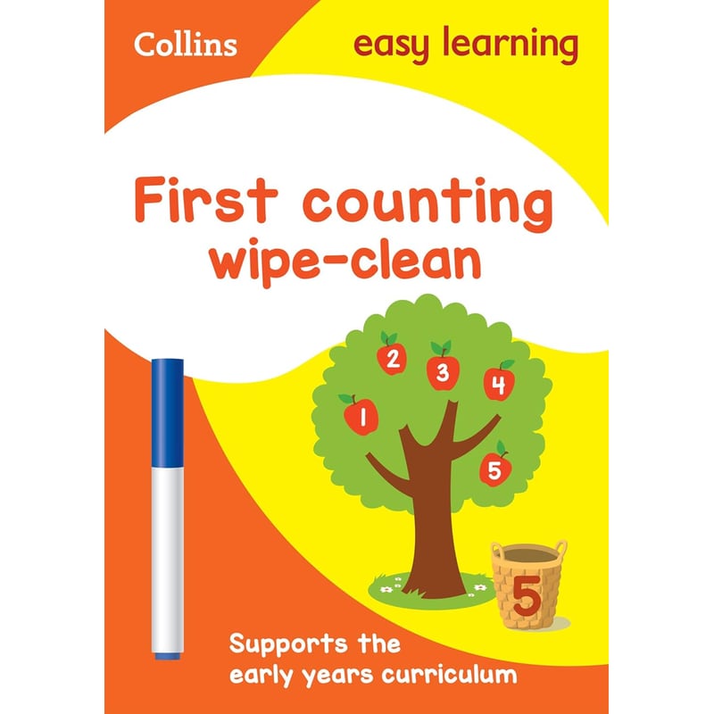 First Counting Age 3-5 Wipe Clean Activity Book