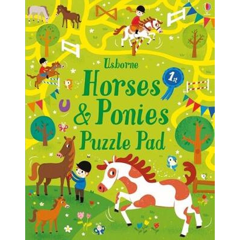 Horses and Ponies Puzzles Pad
