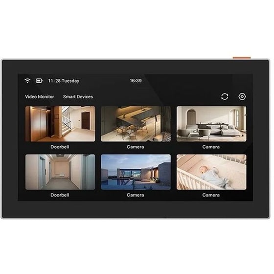 HikVision EZVIZ SD7 Smart Home Screen με ενσωματωμένη κάμερα - Μαύρο image 0