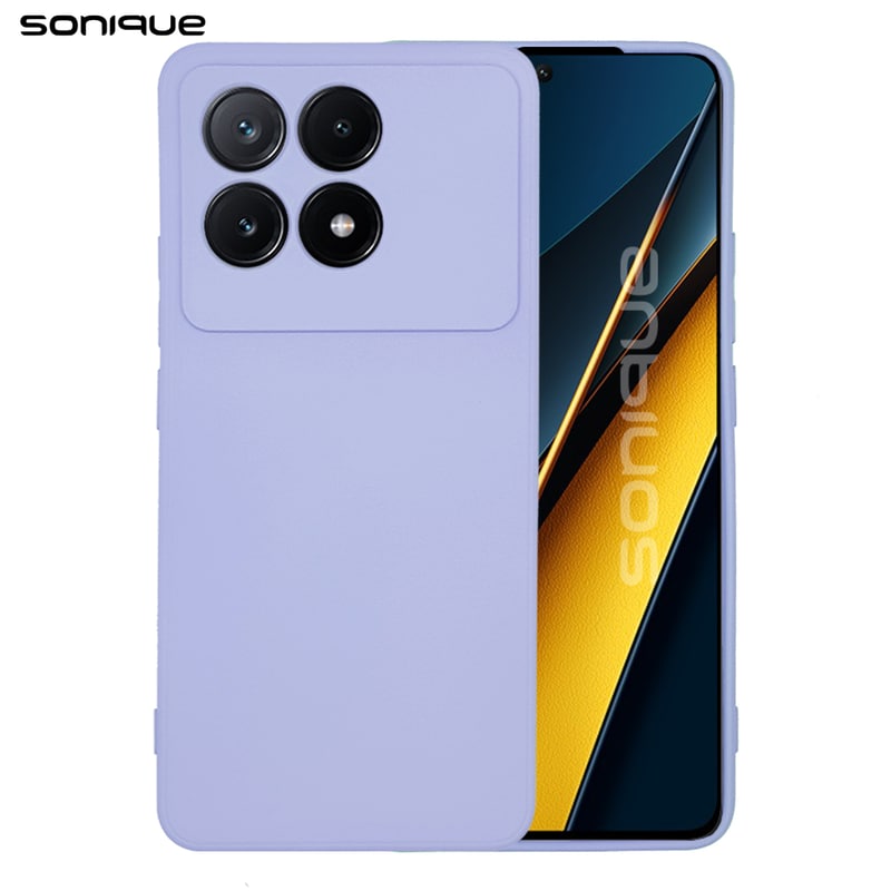 SONIQUE Θήκη Xiaomi Poco F6 Pro 5G - Sonique Σιλικόνης My Colors - Λιλά