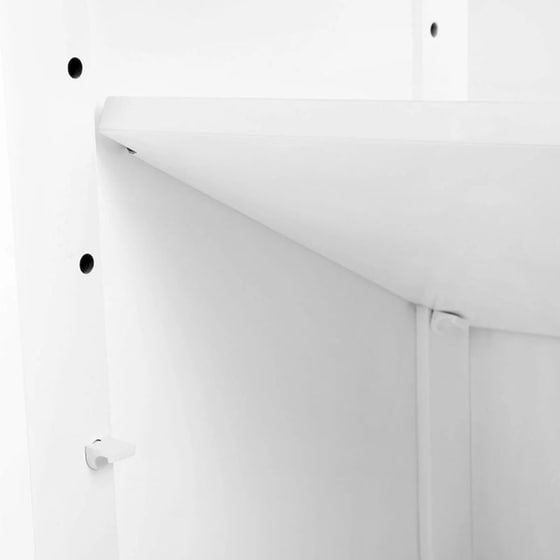 Ντουλάπι Μπάνιου Νιπτήρα Vasagle Bbc01wt από MDF 60x30x60cm - Λευκό image 3