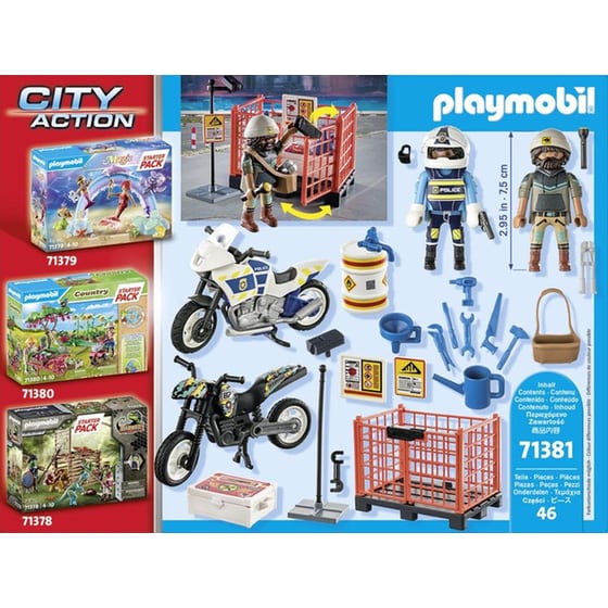 PLAYMOBIL® City Action Starter Pack Αστυνομία (71381) image 4