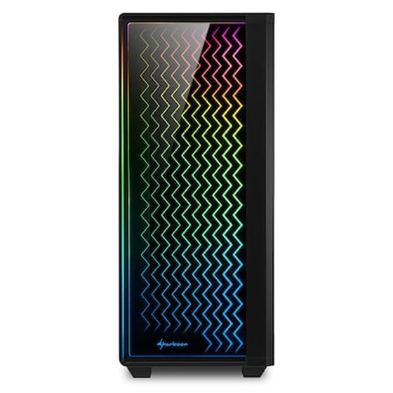 Κουτί Desktop Sharkoon RGB Lit 200 Midi ATX Tower - Μαύρο image 1